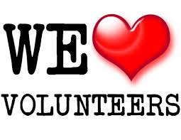 We love volunteers!